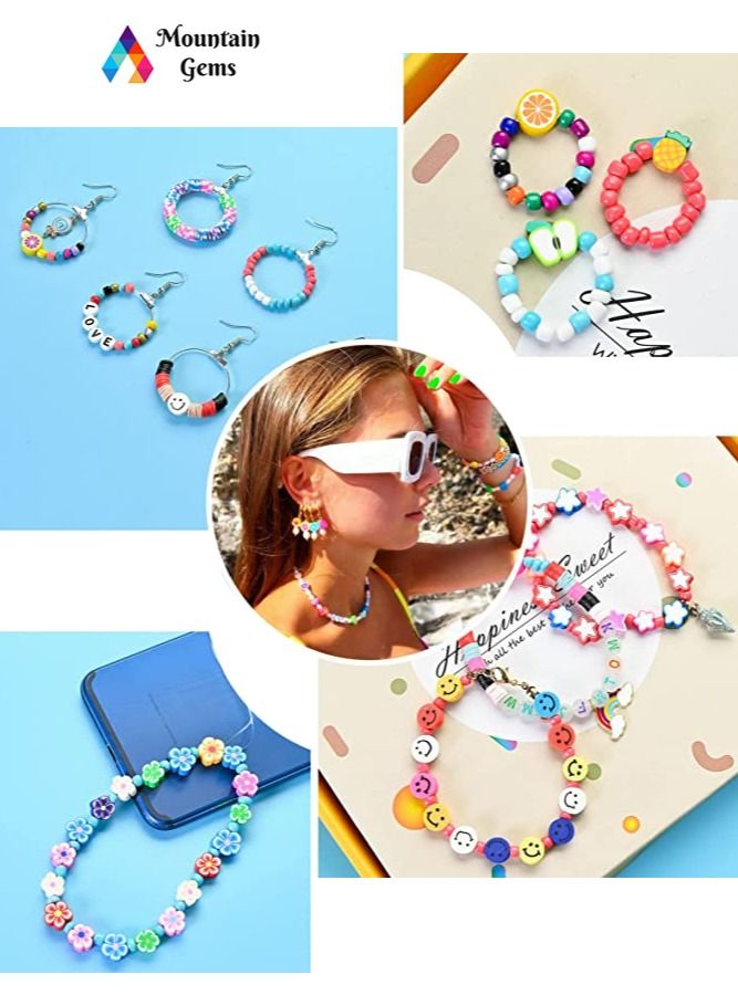 Mountain Gems Seed Beads Kit Colors and Alphabet Letter Beads for Bracelet Jewelry Making - Image 5