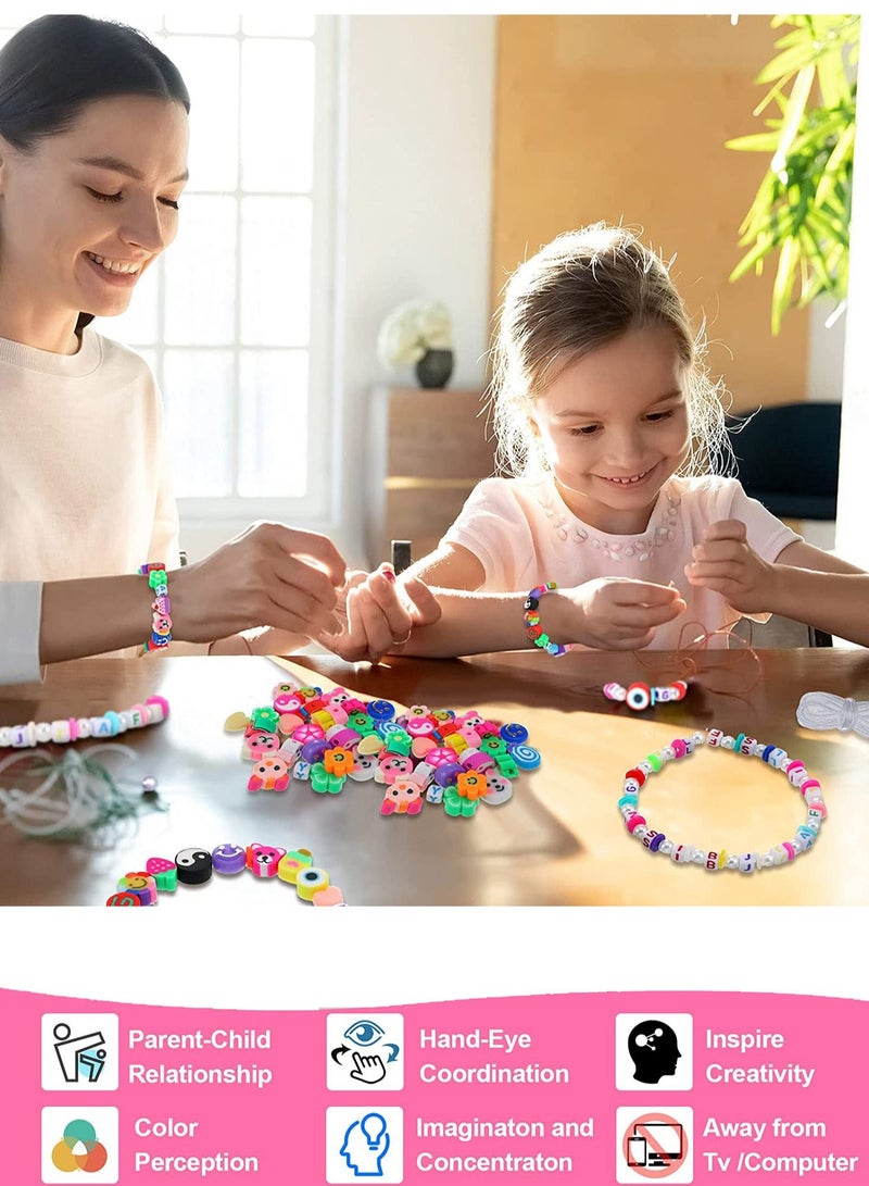 Mountain Gems Seed Beads Kit Colors and Alphabet Letter Beads for Bracelet Jewelry Making - Image 3