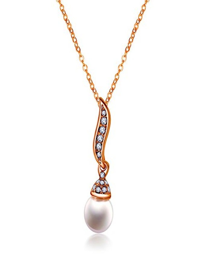 YouBella Valentine Gifts Jewellery Valentine Collection Crystal Pendant Necklace Jewellery for Girls and Women