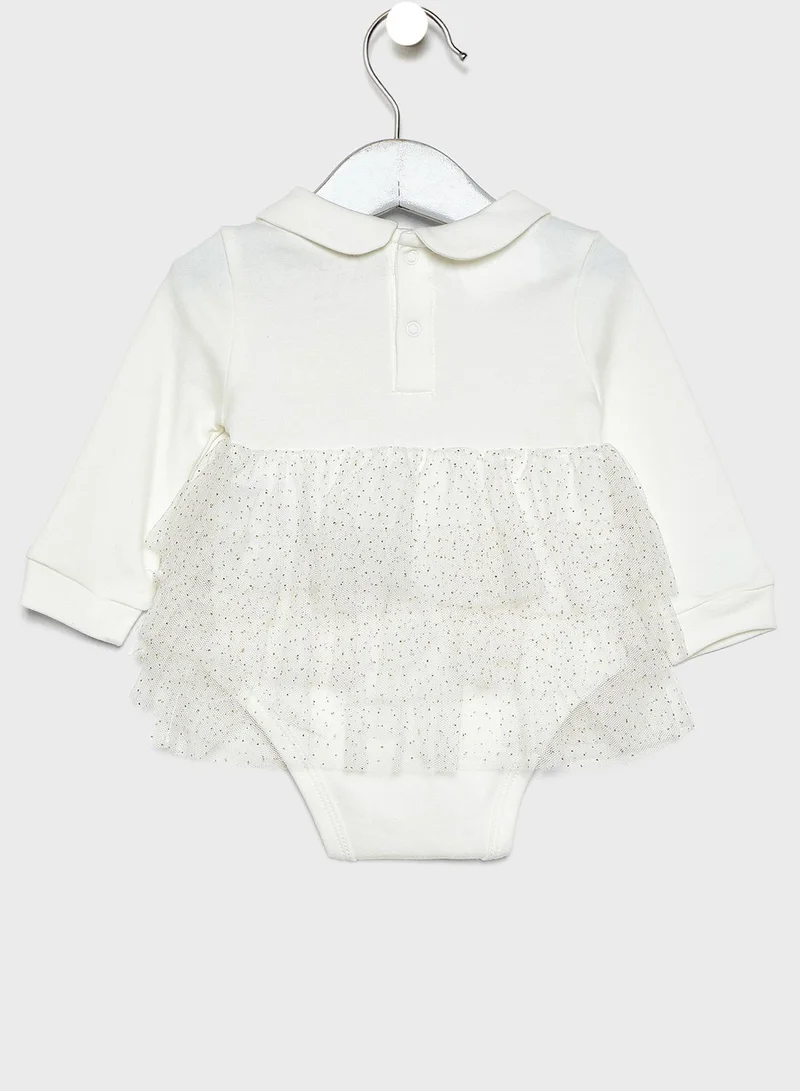 GUESS Infant Layered Mesh Bodysuit + Legging Set