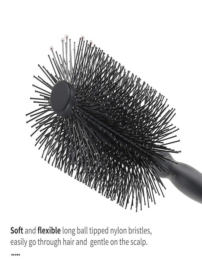 PERFEHAIR Large Round Hair Brushes for Women - 2-Pack, Gentle Nylon Bristles for Blowouts, Styling & Curling, Ideal for Medium to Long Hair - Image 3