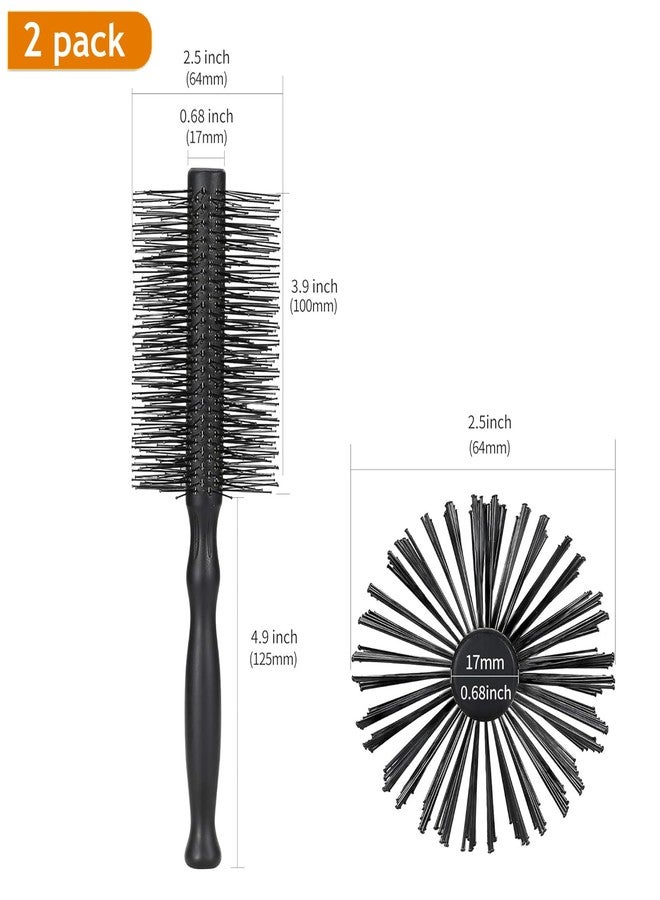 PERFEHAIR Large Round Hair Brushes for Women - 2-Pack, Gentle Nylon Bristles for Blowouts, Styling & Curling, Ideal for Medium to Long Hair - Image 2