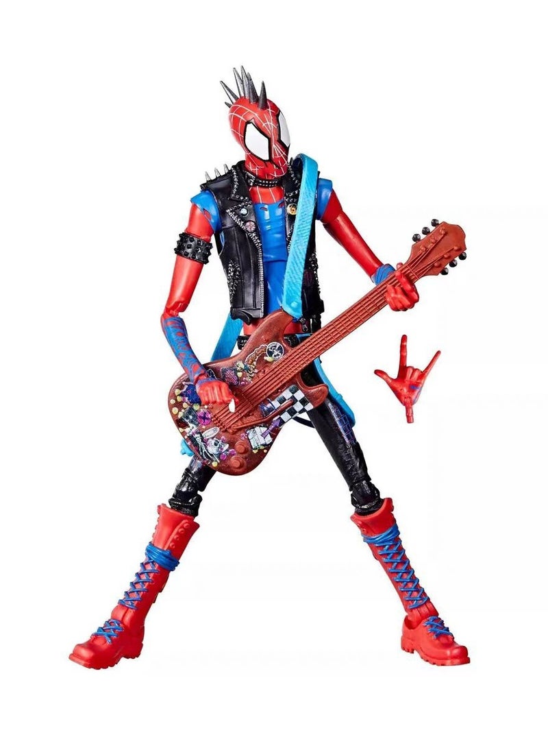 عام لعبة مجسم Spider-Punk من سلسلة Marvel Legends Spider-Man:Across the Spider-Verse (الجزء الأول) مقاس 6 بوصات، ملحق رقم 1 - Image 2