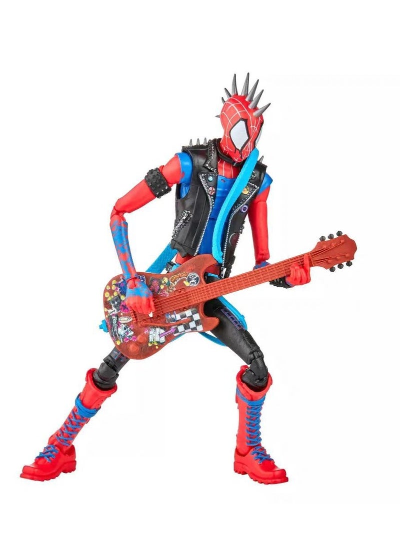 عام لعبة مجسم Spider-Punk من سلسلة Marvel Legends Spider-Man:Across the Spider-Verse (الجزء الأول) مقاس 6 بوصات، ملحق رقم 1 - Image 3