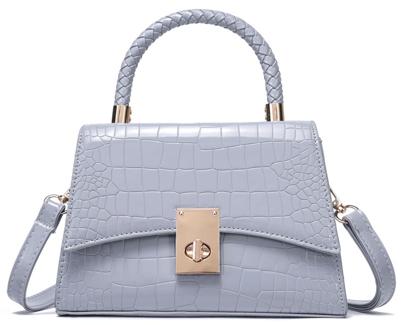JHVYF Women Satchel Handbags Shoulder Bag Classic Small Crossbody Bags Ladies Cute Purses Satchels bag mini purse Silvery bags - Image 1