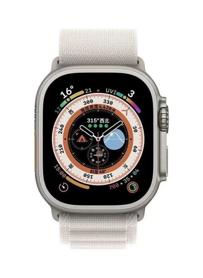 Generic - 2Pack for Apple Watch Alpine Loop Band  Nylon Woven Sport Strap，Adjustable Durable Waterproof Strap, Breathable and Lightweight Compatible with iWatch Series 8/Ultra/7/SE/6/5/4/3/2/1 Black/White - Image 1