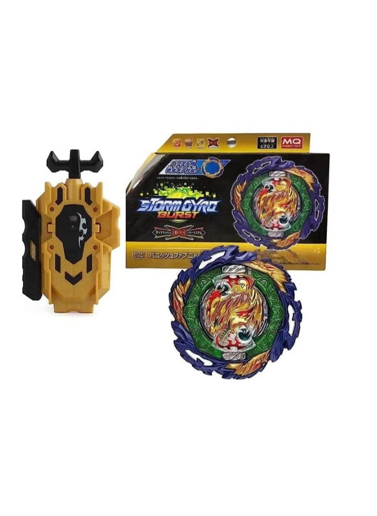 Battling Tops Burst Super King B-185 Gyro for Kids with Launcher 