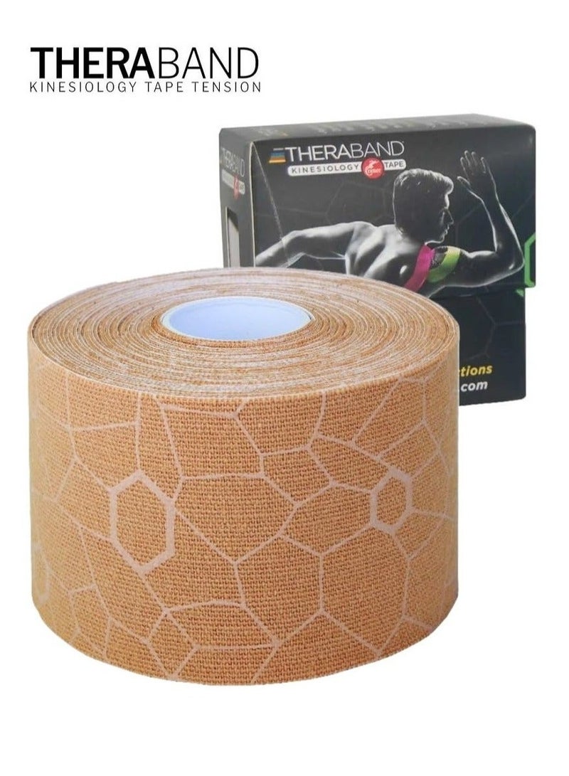 ثيرا باند لاصق "ثيراباند كينيسيولوجي" (Theraband Kinesiology Tape)، وهو شريط طبي رياضي يستخدم لدعم العضلات والمفاصل وتخفيف الألم وعلاج الإصابات الرياضية - Image 1