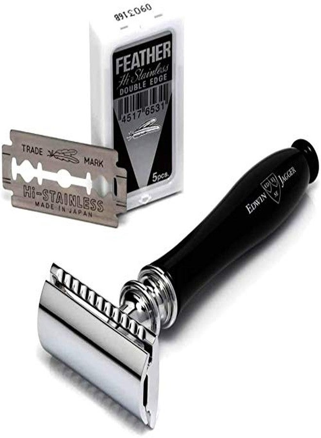 Edwin Jagger Chatsworth Traditional Safety Razor (Imitation Ebony) - Image 2
