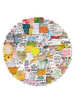 iDream iDream Self-Adhesive Motivational Phrases Stickers – Inspirational Life Quotes Theme, Set of 50, 3-8 cm, Positive & Uplifting Wall Decals for Home, Office, Study Room Decor  - Image 5