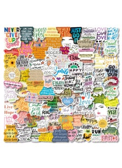 iDream iDream Self-Adhesive Motivational Phrases Stickers – Inspirational Life Quotes Theme, Set of 50, 3-8 cm, Positive & Uplifting Wall Decals for Home, Office, Study Room Decor  - Image 1