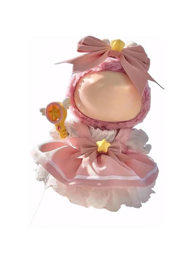Arabest 17cm Doll Clothes Suitable for 17cm labubu Dolls Accessories Set , Chic Style Set Accessories (Q) 
