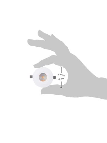 wipro Garnet 2W LED Integrated Spotlight Warm White 2700K Compact Design Ceiling Spot light for Cabinets Wardrobes Cutout 33mmPack of 12 - Image 5