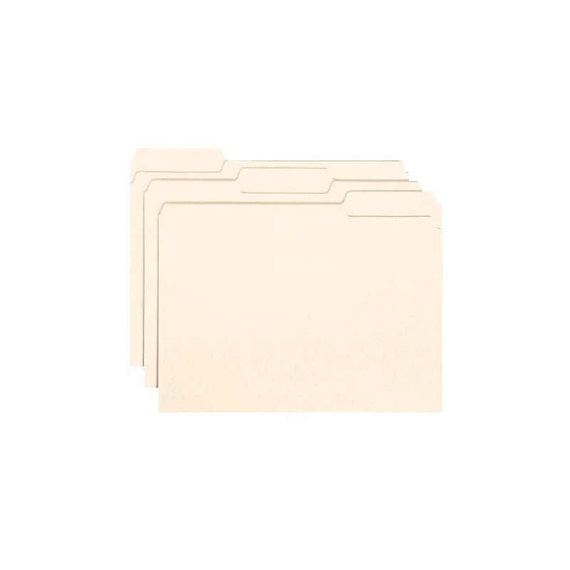 Smead Interior File Folder, 1/3-Cut Tab, Letter Size, Manila, 100 per Box, Expandable File Folders for Filing Cabinet - Image 5