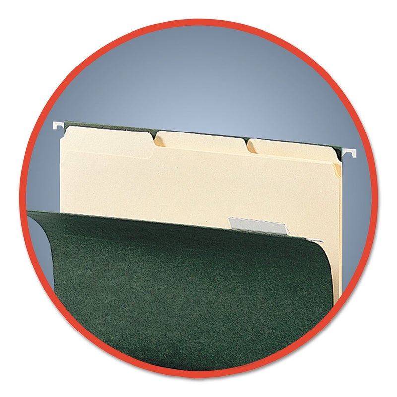 Smead Interior File Folder, 1/3-Cut Tab, Letter Size, Manila, 100 per Box, Expandable File Folders for Filing Cabinet - Image 3