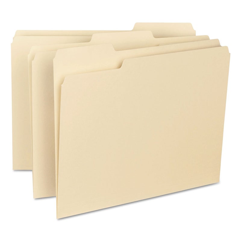 Smead Interior File Folder, 1/3-Cut Tab, Letter Size, Manila, 100 per Box, Expandable File Folders for Filing Cabinet - Image 2