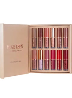 12-Pcs Women's Velvet Matte Liquid Lipstick - pzsku/Z838AF807B383A8451AF7Z/45/_/1739085127/4a871be5-6d7f-453d-ade9-5a32e15dd1f9