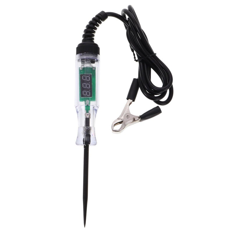 12 Volt 24 Volt Automotive Circuit Tester Pen Digital Voltage Display For Car Truck Electrical Wire Repair Diagnostics - Image 2