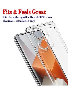 Generic Case for Redmi Note 13 Pro Plus 5G Clear Cover Transparent Soft Flexible TPU Slim Protection Case Lightweight Cover compatible for Redmi Note 13 Pro Plus 5G  - Image 5