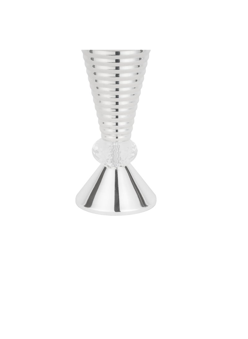 Royalford Incense Burner- RF12333/ Silver-Finish Metal Body, Efficient Airflow Silver - Image 4