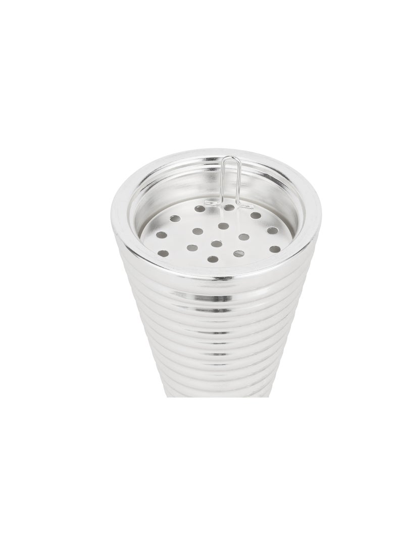 Royalford Incense Burner- RF12333/ Silver-Finish Metal Body, Efficient Airflow Silver - Image 2