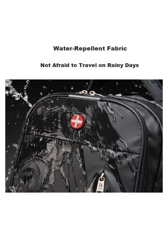 CROSS+GEAR Crossgear Cross Medal Swiss Large Capacity Business Backpack Commuter Uni Travel School Laptop Bag - Image 4
