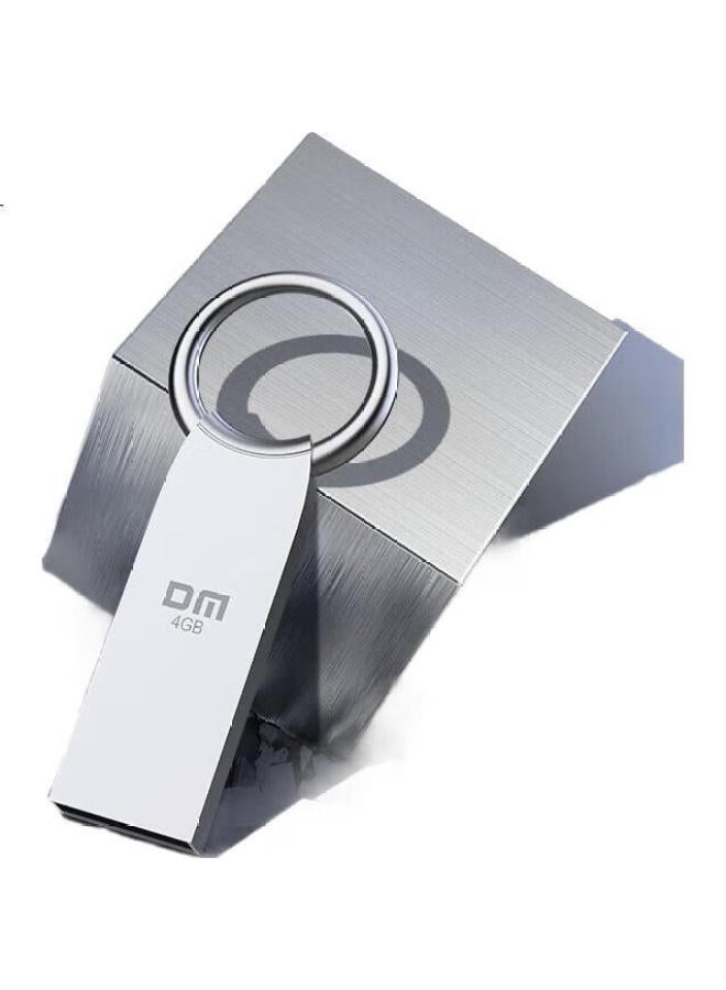 DM Dm Daimai 4Gb Usb2.0 Flash Drive, Metal Pd175, Silver, Compact Portable Metal Car Waterproof Shockproof Computer Usb Drive, Tender Bid Small Usb Flash Drive - Image 2