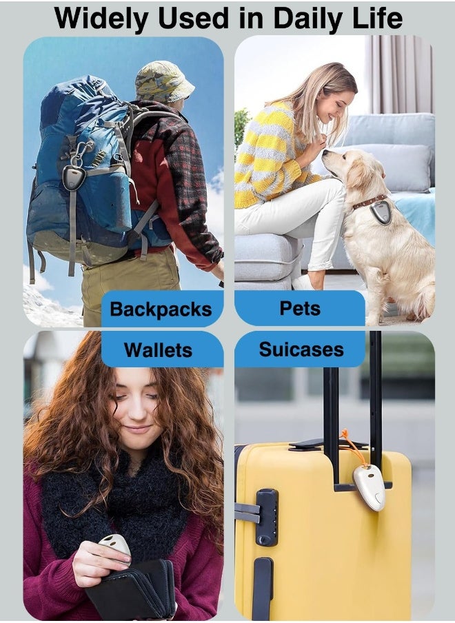 Item Locator, Security SmartTag Works with Apple Find My (iOS only), Phone Finder, Key Finder Compatible with iPhone iPad iWatch Mac, Bluetooth Tracker for Keys Wallets Belongings(Gray-1pcs)