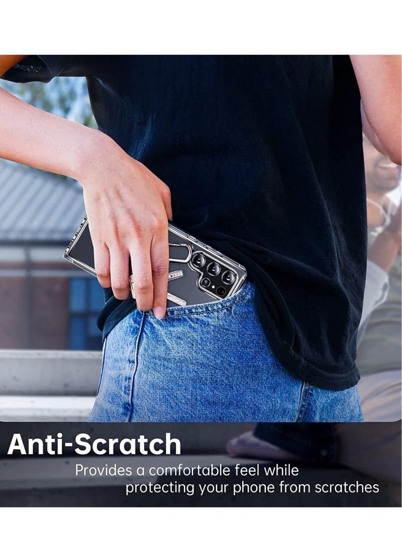 vesus [5-in-1]For Samsung Galaxy S23 Ultra Case,2 Packs Camera Lens Protector + 2 Packs HD Tempered Glass Screen Protector,All-Round Protection, Shockproof, Anti-Scratches Kit (S23Ultra) - Image 5