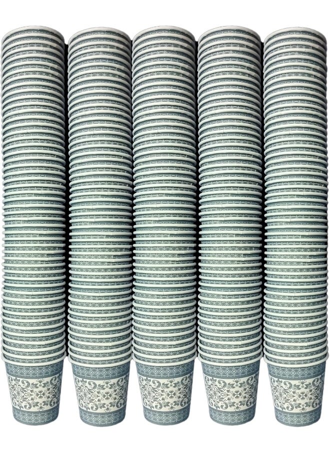 ALSAQER Alsaqer Disposable Paper Kahwa/Cawa Cups 50-Pieces, 2.5 oz Capacity, Blue  - Image 3
