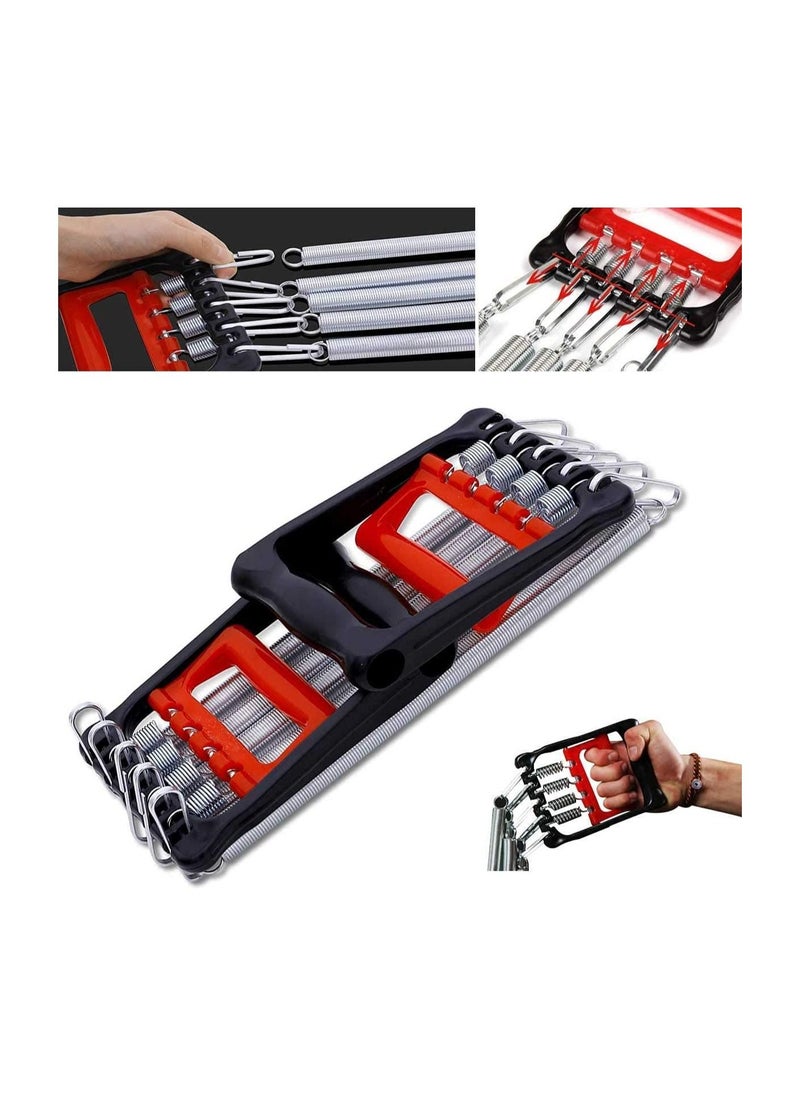 Arabest - Chest Expander, Adjustable Chest Exerciser with 5 Springs, Dual Purpose Multifunctional Chest Expander for Man and Women, Chest Exercise Equipment for Training Arms, Chest and Back Muscles - Image 1
