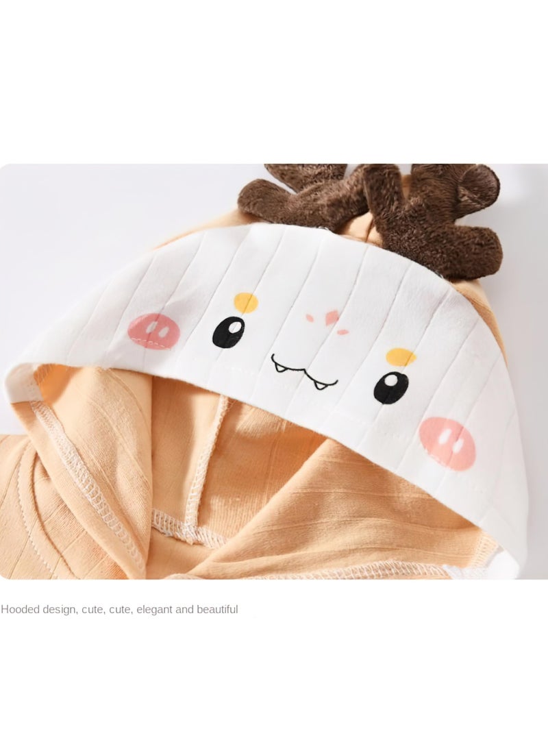 XiuWoo - 22 PCS Newborn Baby Gifts Set,Layette Gift for Girl Boys, Infant Essential Clothes Accessories, Premium Cotton Babies' Pant and Top Sets, with Beautifully Suitcase and Prints,66cm for 3-6 Month Babys - Image 1