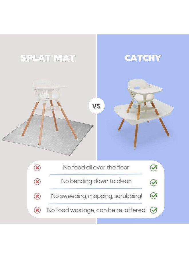 CATCHY - Food Catcher - Compatible with Lalo The Chair High Chair + 11 Other High Chairs - Highchair Sold Separately - Baby & Toddler Food & Mess Catcher - Under High Chair Accessory - Image 3