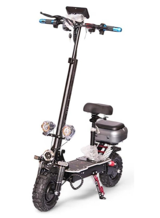 سكوتر الوحش 48 فولت المطور بمحركين 3000 واط وشنطة