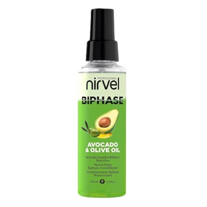 NIRVEL AVOCADO AND OLIVE OIL BIPHASE LEAVE-IN CONDITIONER TRAVEL SIZE - Image 1