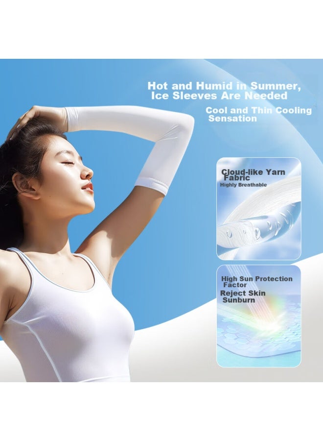 JD.com Jd Jingzao Ice Sleeves For Men And Women, Sun Protection Arm Sleeves , Autumn Driving, Outdoor Sports, Cycling, Fishing, Uv Protection - Image 5