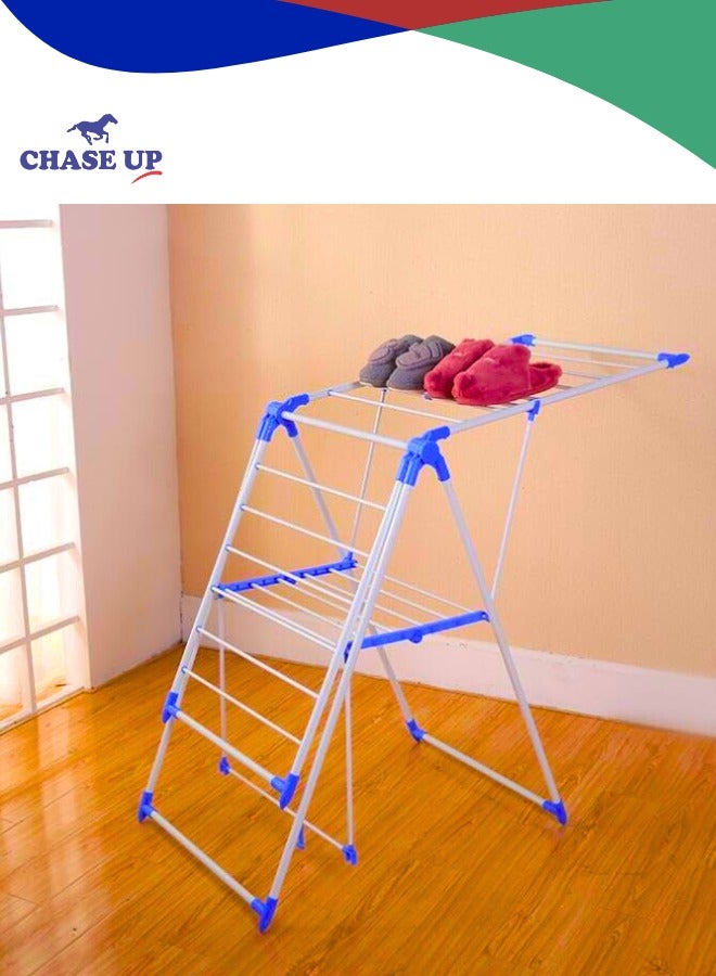 تشيس اب Foldable Stainless Steel Clothes Drying Stand | Heavy Duty Cloth Drying Rack | Indoor Outdoor Clothes Dryer rack | Laundry Stand  - Image 3