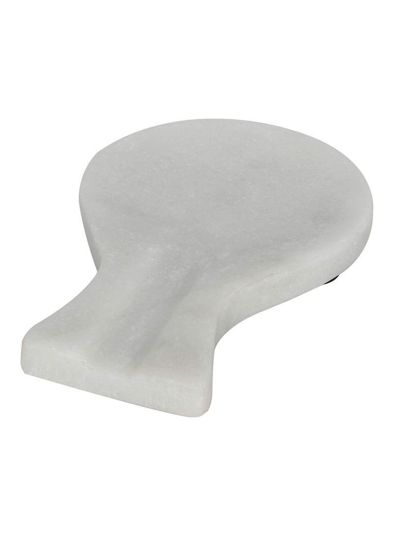 RADICALn Handmade White Marble Spoon Rest – Large Utensils Organizer, Kitchen Storage Accessory for Cooking Tools  - Image 1