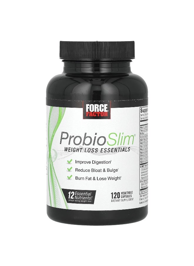 Force Factor Force Factor, ProbioSlim®, Weight Loss Essentials, 120 Vegetable Capsules 