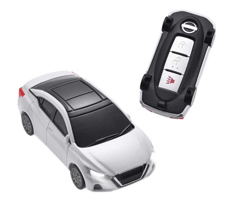 TopGrit for Nissan Key Fob Cover Key Shell upgraded version with lamp compatible with Nissan Altima Maxima Sentra Armada Pathfinder Rogue Smart Remote Key and Key 2345 ButtonWhite - Image 3