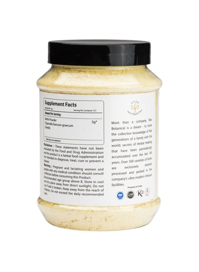 bixa BOTANICAL مسحوق الحلبة – 1 رطل/16 أونصة (Trigonella foenum) | مكمل عشبي أيورفيدي - Image 2