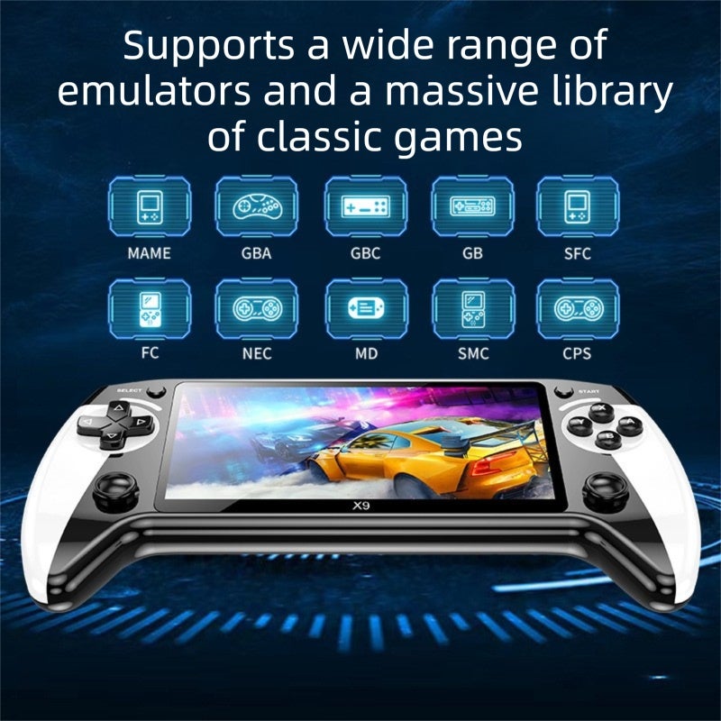 X9 Retro Handheld Game Console With Wireless Controller Connection 5.5 Inch Hd Display Professional Linux System Three In One Handheld Desktop Tv Gaming Modes New Generation Flagship High Performance Chip Portable Video Game Player For Retro Game Lovers - Image 4