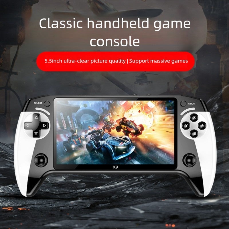 X9 Retro Handheld Game Console With Wireless Controller Connection 5.5 Inch Hd Display Professional Linux System Three In One Handheld Desktop Tv Gaming Modes New Generation Flagship High Performance Chip Portable Video Game Player For Retro Game Lovers - Image 3
