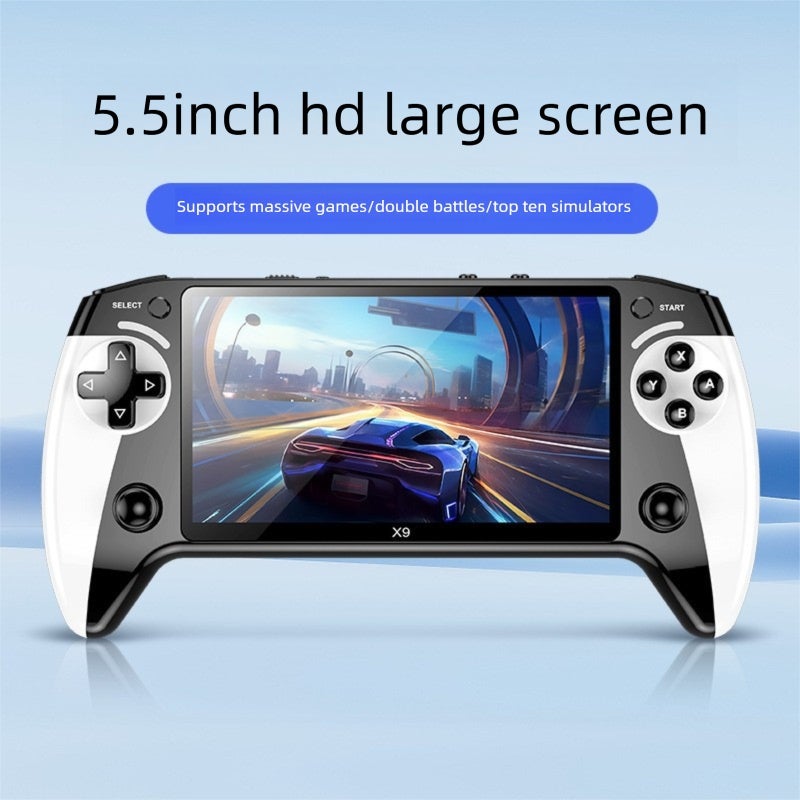 X9 Retro Handheld Game Console With Wireless Controller Connection 5.5 Inch Hd Display Professional Linux System Three In One Handheld Desktop Tv Gaming Modes New Generation Flagship High Performance Chip Portable Video Game Player For Retro Game Lovers - Image 5