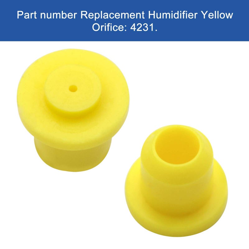 Miyolo 4231 Humidifier Replacement Fits for Humidifier 400, 500, 600,550, 550A, 558, 560, 560A, 568 Model Yellow Orifice Replacement Parts (2 PCS) - Image 5