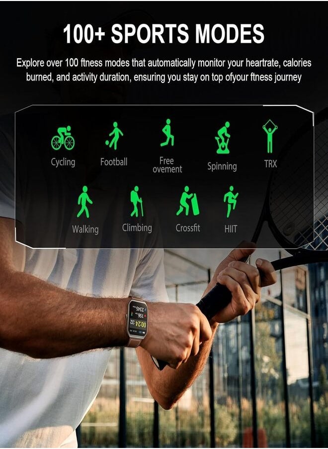 BLACK SHARK - GT3 Smartwatch 1.96 AMOLED Display, 100+ Sports Modes, Up to 10-Day Battery, Bluetooth Calling With ENC & IP68 Water Resistant (Dual Strap) - Black - Image 1