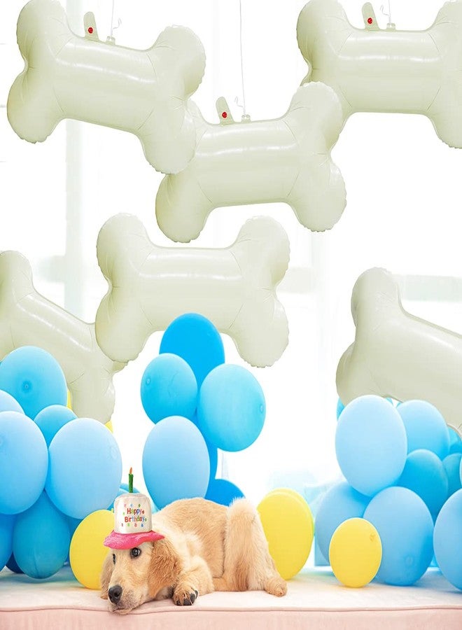 Hokilands Cartoon Dog Bone Balloon Lets Pawty Decoration For Animal Pets Puppy Doggy Birthday, 6 Pack Dog Bone Balloons Zoo Animals Pet Dog Party Supplies For Birthday Wedding Baby Shower Bachelor Bachelorette - Image 4
