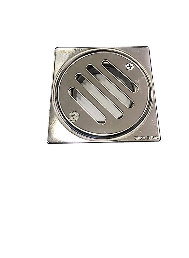 8x8cm Stainless Steel Grade 316 Bathroom Shower Floor Drain Trap Strainer  - Image 2