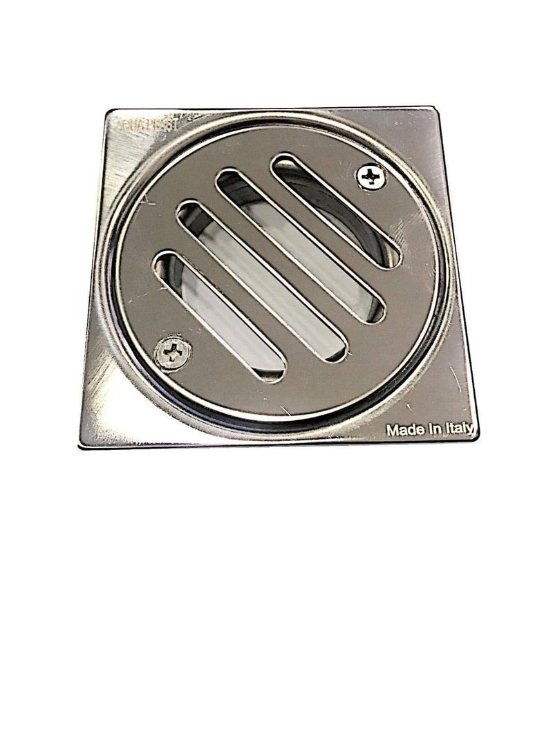 8x8cm Stainless Steel Grade 316 Bathroom Shower Floor Drain Trap Strainer  - Image 3