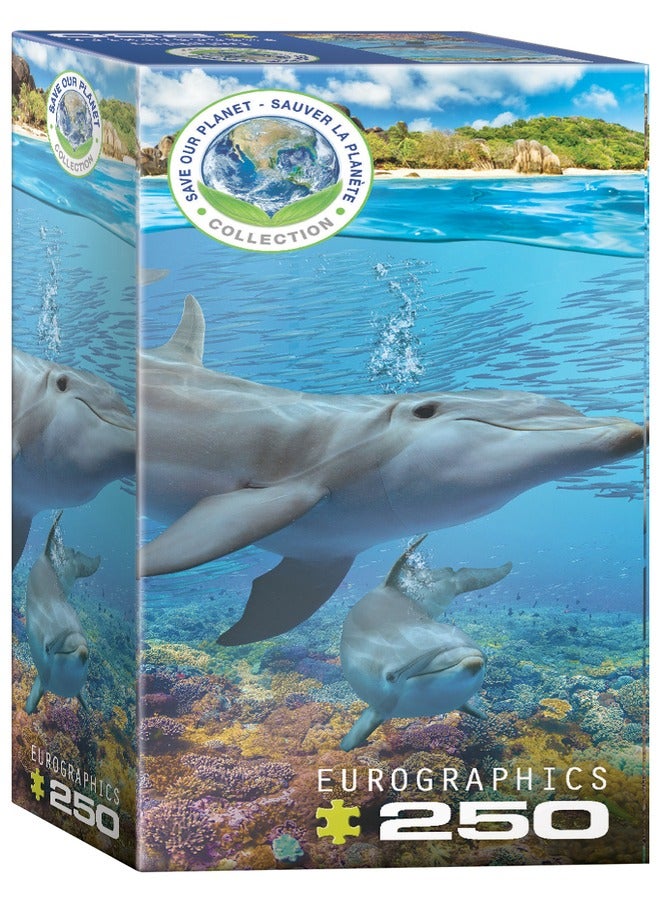 EuroGraphics Dolphins Save Our Planet 250 Piece Puzzle - Image 2
